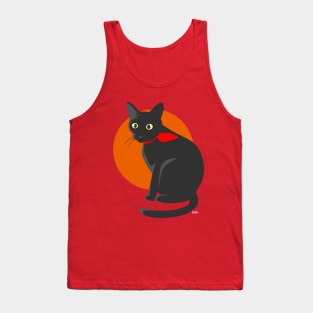 Orange Moon Tank Top